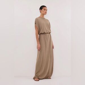 NWT DISSH Jacki Sage Sleeveless Knit Maxi Dress